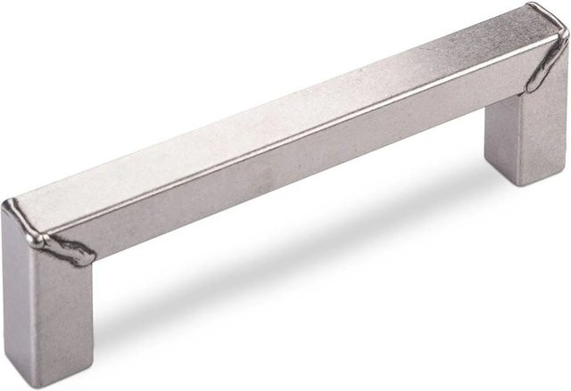 SO-TECH Bügelgriff EMANUEL in Silber Matt im Used Look aus Metall mit 128 mm Abstand - Bild 1