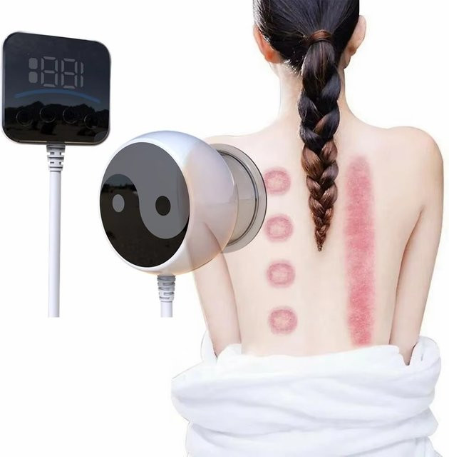 vilnason Guasha Massagegerät mit LCD Display, weiß, Unisex - Bild 1