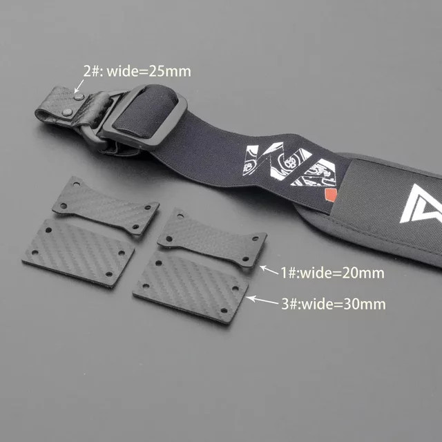 Walksnail FPV-Brillen-Stirnband in Schwarz für DJI V1 V2 Brille, Brille2 und Walksnail Avatar-Brille, Länge: 370–470 mm - Bild 1