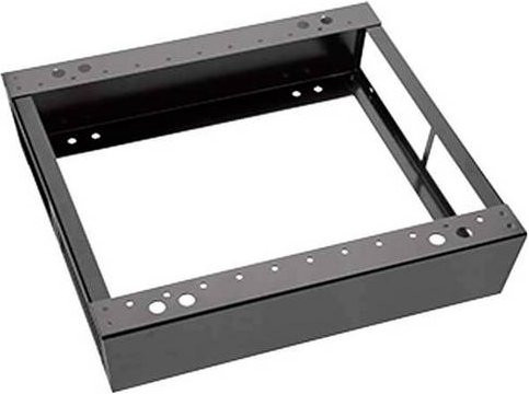 Hager MES-RS140602 Reihensockel in Schwarz, B/T/H: 140 x 60 x 20 cm - Bild 1