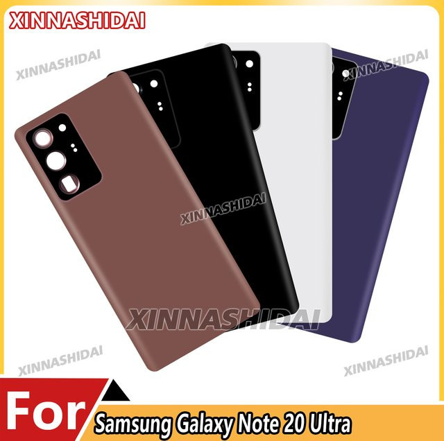 Samsung Galaxy Note 20 Ultra Ersatzgehäuse mit Batterie-Rückabdeckung und Kameraobjektiv in Purple - Bild 1