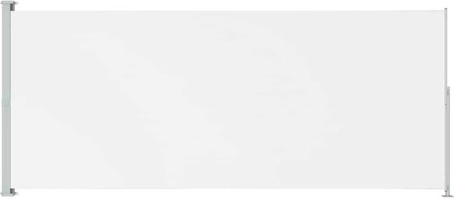 Furnicato Seitenmarke Ausziehbar Creme mit automatischer Aufroll-Funktion aus Polyester und Stahl, Höhe: 180 cm, Breite: 500 cm - Bild 1