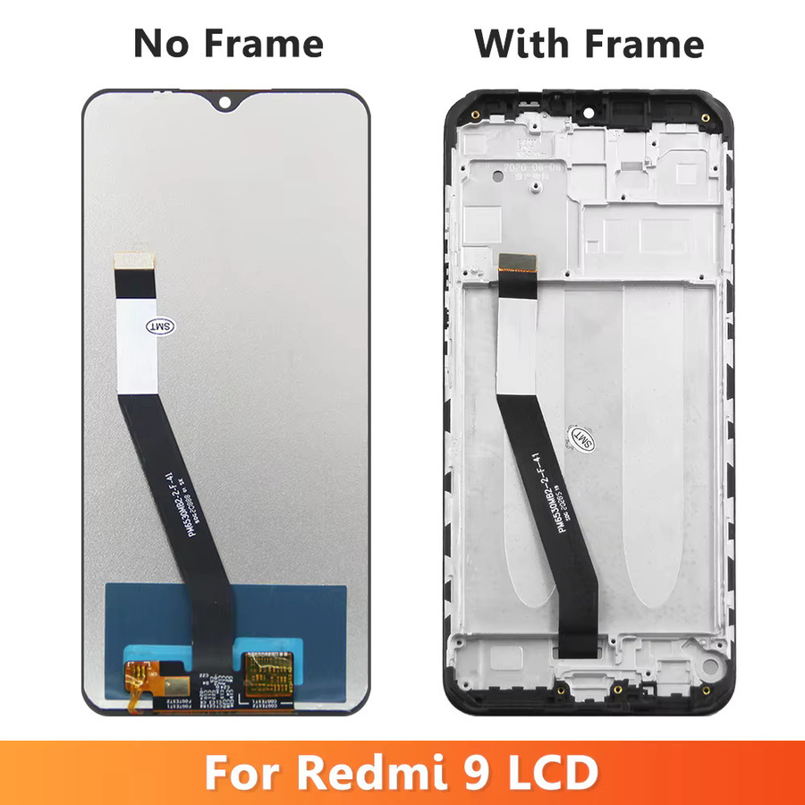 Xiaomi Redmi 9 LCD Display Touchscreen Digitizer Montage in Schwarz für M2004J19G M2004J19C Bildschirmersatz 6,53 Zoll - Bild 3