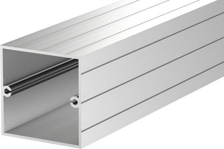 Mr. GARDENER Alu-Pfosten aus Aluminium in Silber, B/H: 8 x 200 cm - Bild 1
