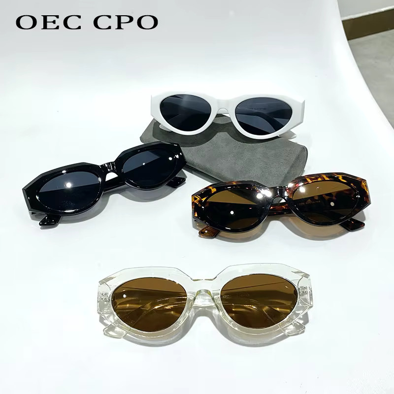 OEC CPO Sonnenbrille Cat Eye, Kunststoff, Braun, Damen - Bild 5