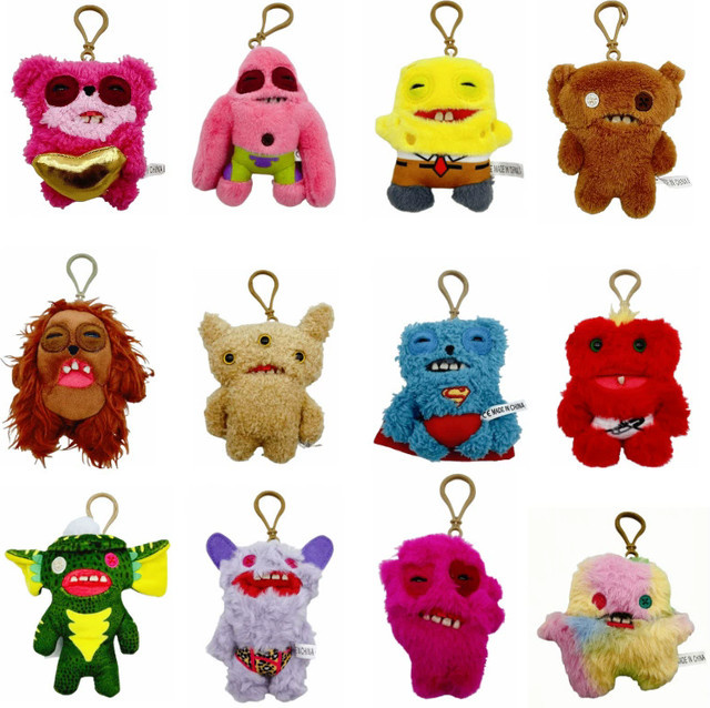 Fugglers Ugly Monsters Lord Long Ears Scarescome Square, Schlüsselanhänger Plüschfigur - Bild 1
