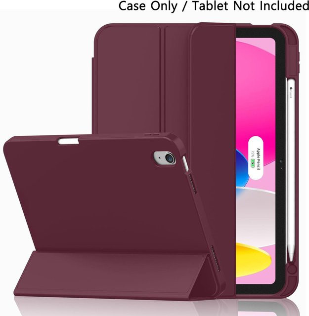 Hybride iPad Hülle mit Stifthalter für iPad 11. Generation 11 Zoll und 10. Generation 10,9 Zoll, Farbe: Braun - Bild 1