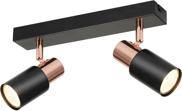NETTLIFE Deckenstrahler aus Metall in Schwarz, dimmbar und mit GU10 Fassung - Bild 1