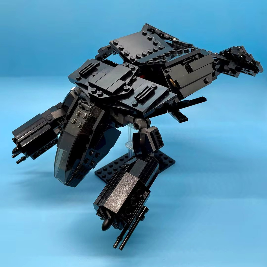 Bricklink Batmobile Technisches Auto Bausteine Schwarz - Bild 2