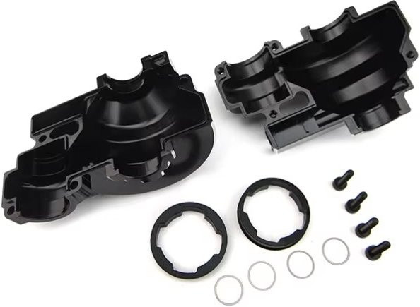 Hot Racing Getriebegehäuse, Metall, Schwarz, Zubehör - Bild 1