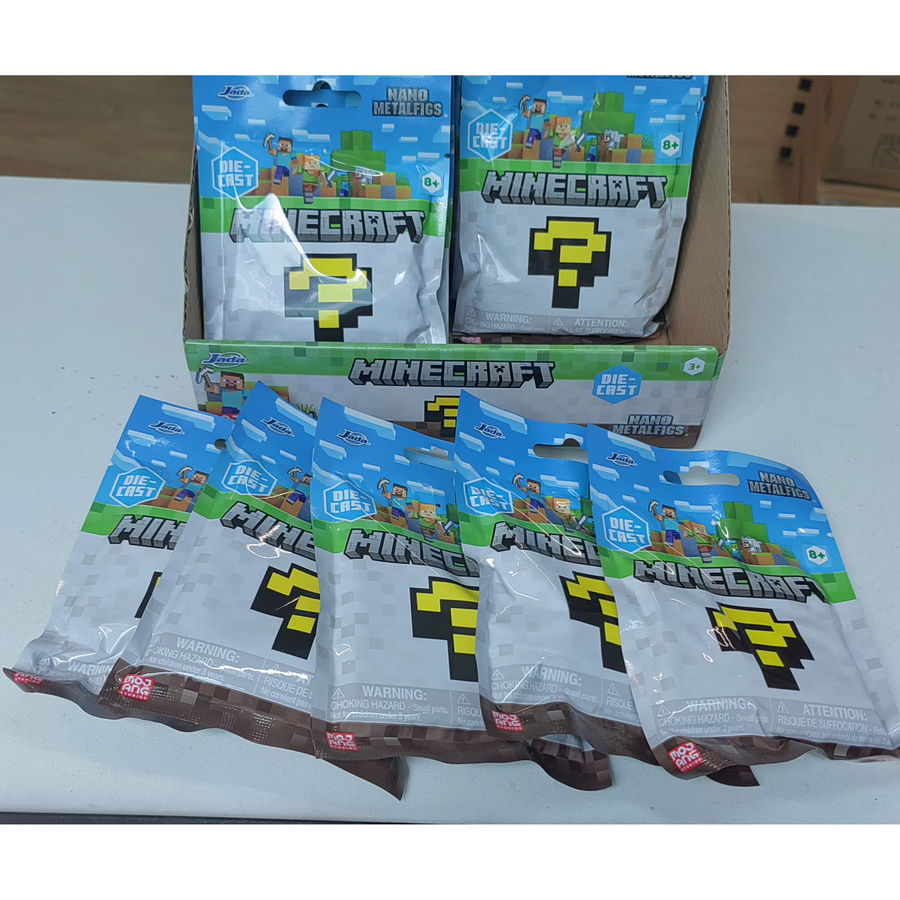 Jada Minecraft Nano Metalfigs Steve Mystery Blind Bag, Einzelfigur, Metall - Bild 3