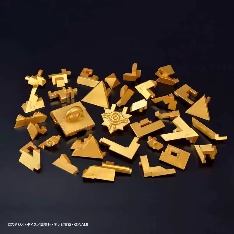Bandai Yu-Gi-Oh Millennium Puzzle Gold Sarcophagus, Anime Modell Spielzeug - Bild 4