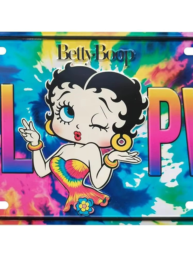 Boop Girl Power Blechschild von Mid-South Products, Mehrfarbig, B: 30,0 cm, H: 15,0 cm - Bild 2