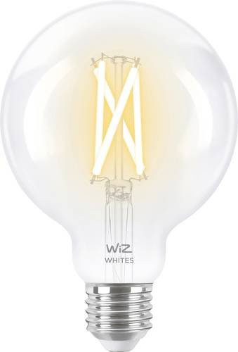 WiZ Filament LED Lampe Globeform E27 Transparent Warmweiß bis Kaltweiß App-gesteuert dimmbar - Bild 1