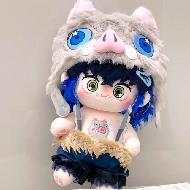 Bandai Demon Slayer, Inosuke Kubihira, Plüschpuppe, 20cm - Bild 1