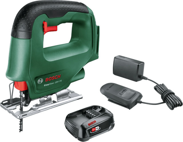Bosch EasySaw 18V-70 Akku-Säge Set in Grün mit 2,5-Ah-Akku - Bild 1