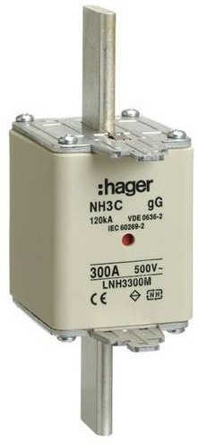 Hager NH-Sicherung LNH3300M 300A Set aus 3 Stück in Weiß - Bild 1