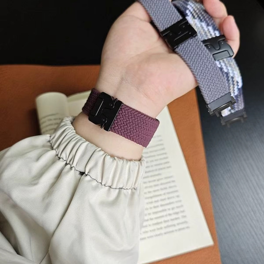 Geekthink Uhrenarmband, geflochten, Textil/NATO, Bunt, Smart-Armband - Bild 5