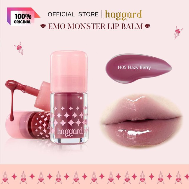 Haggard Emo-Monster Lippenbalsam, Hazy Berry, 3,3 g, glänzend - Bild 1