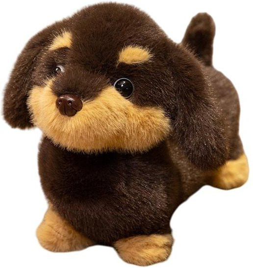 Yiran toy Brauner Dackel, Plüschtier, 33cm - Bild 1