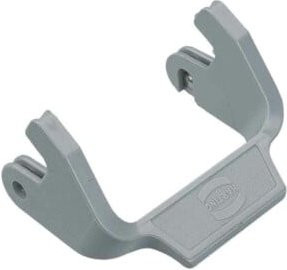 Harting Han Easy-Lock Verriegelungsbügel quer, grau, Edelstahl und Kunststoff, 09000005221 - Bild 1