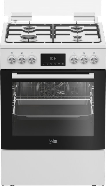 Bosch Standherd FBM62320WDSL in Weiß mit Gas und Funktionen wie Heißluft, Grill und Dampfreinigung - Bild 1