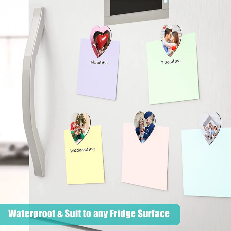 10 Stück weiße Kühlschrankaufkleber aus Kunststoff für deine personalisierte DIY-Küchen- und Bürodekoration - Bild 3