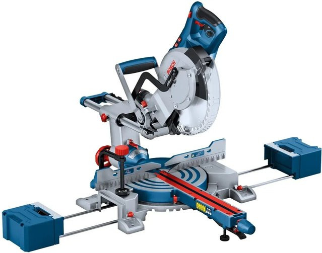 Bosch Professional Kapp- und Gehrungssäge GCM 305-254 D mit 1.500 W und 2 Sägeblättern in Blau - Bild 1