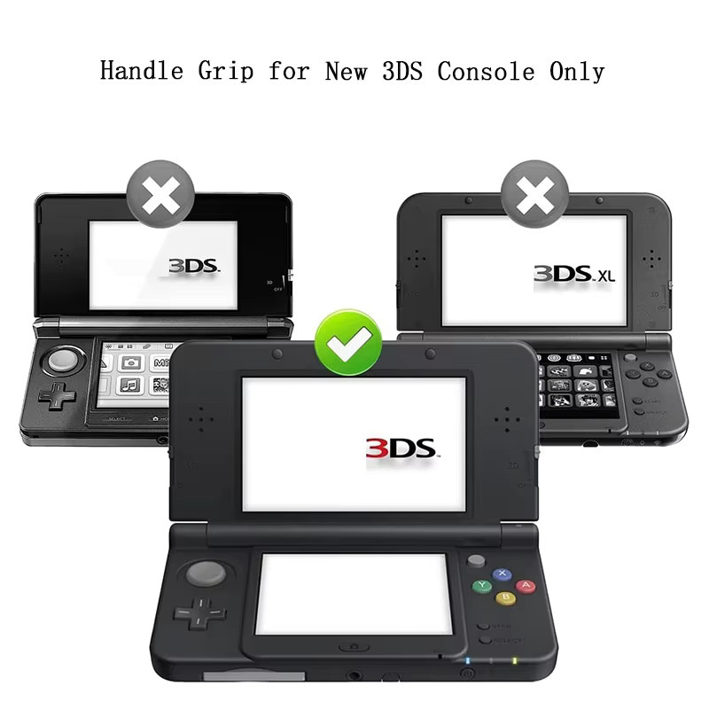 ERIKOLE Griffhalterung und Schutzhülle für New 3DS Spielkonsole in Schwarz - Bild 2