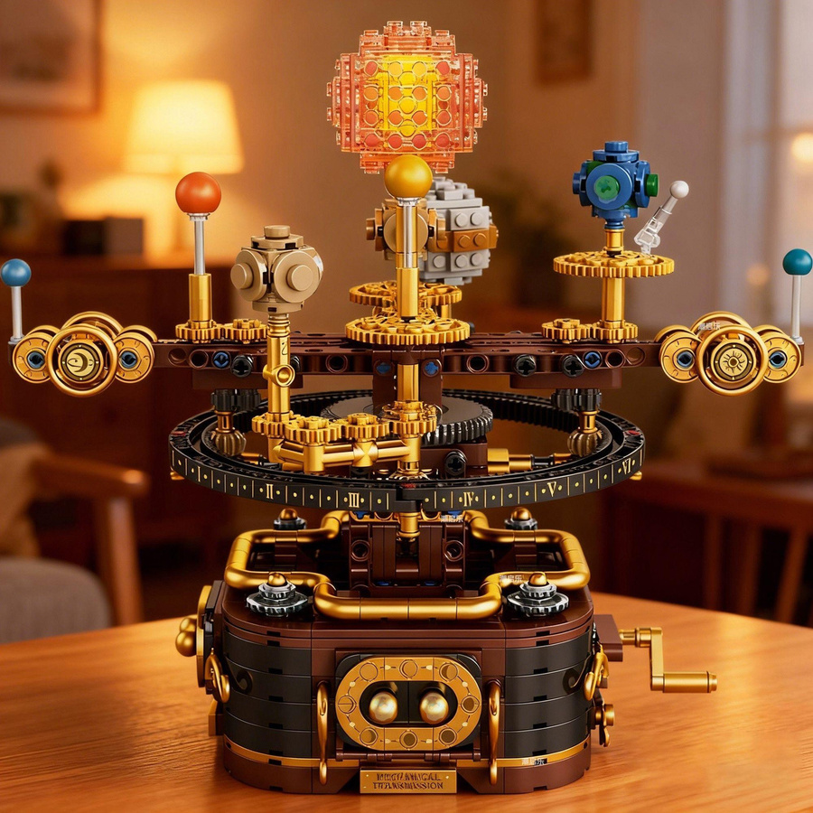 Linyi toy Bausteinset Weltraumforschung Planetarium Stadtgebiet - Bild 3