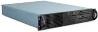 Inter-Tech Server-Gehäuse 2U-2129-N in Schwarz und Grau für ATX - Bild 1