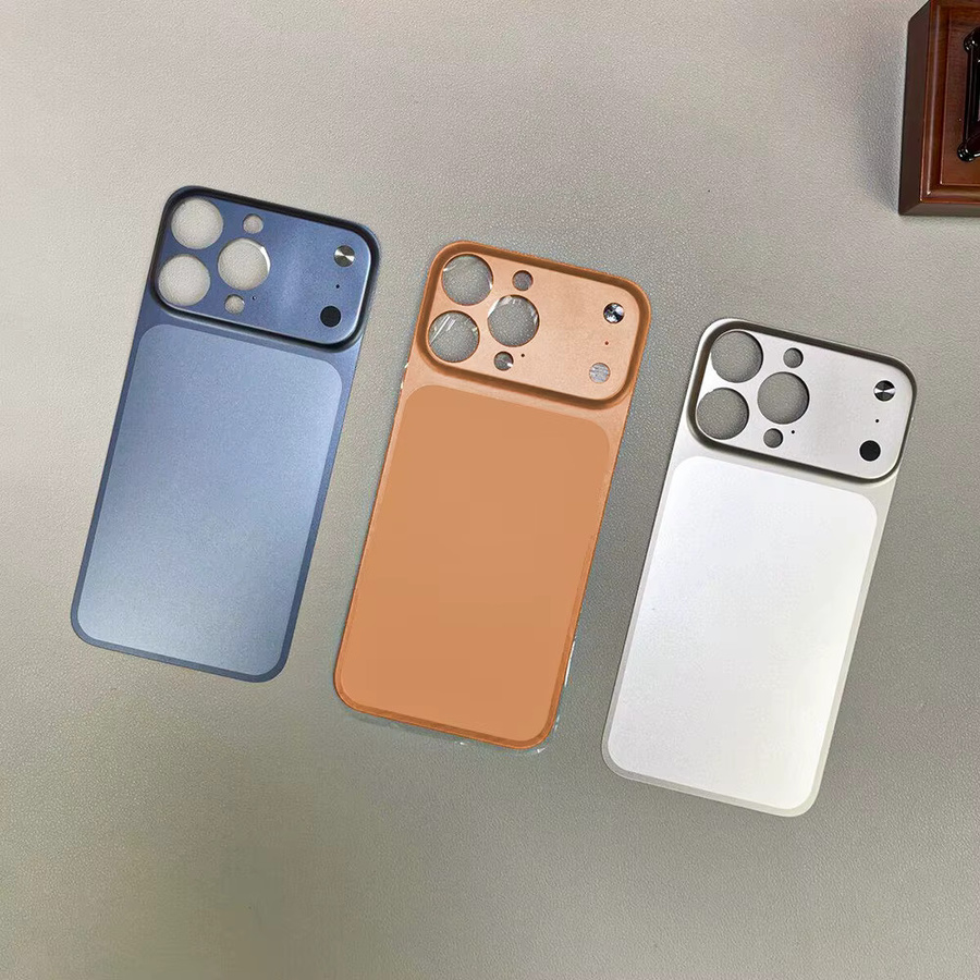 Kardeem Handyhülle in Silber für iPhone 16 15 14 13 Pro Max, matte und ultradünne Rückseiten-Schutzhülle mit weichem Finish - Bild 2