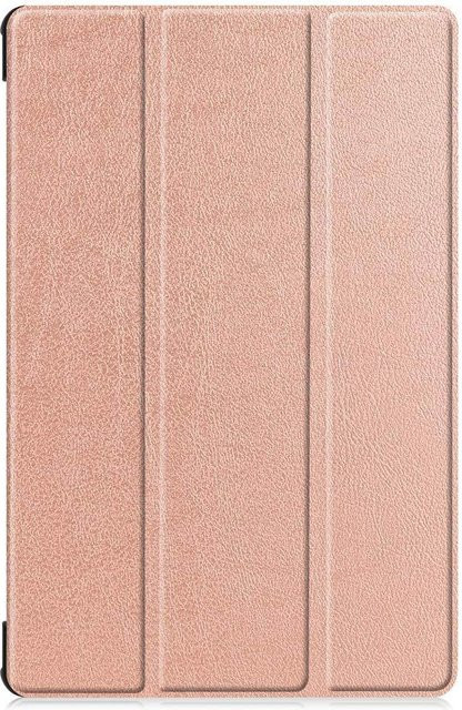 Samsung Premium Lederhülle für Galaxy Tab S6 10.5, S6 Lite P610 und S5e T720, stoßfest mit Ständerfunktion, Rose Gold - Bild 1