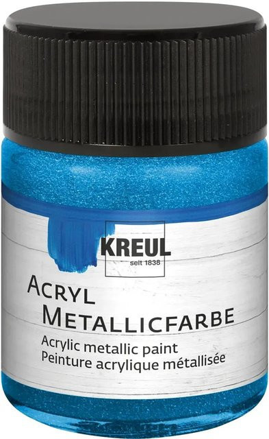 Kreul Acrylfarbe Metallic Blau 50 ml - Bild 1