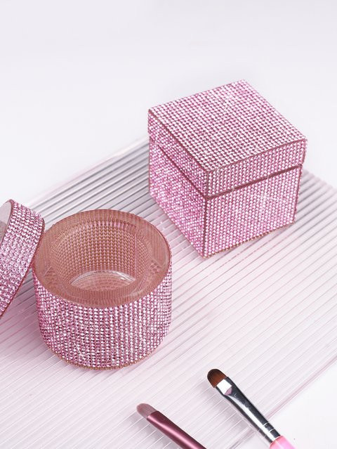 klimonla Maniküre Werkzeuge Organizer Box, Rosa, Glänzend - Bild 1