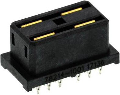 Molex Stiftgehäuse-Platine 782141001 in Schwarz aus Kunststoff - Bild 1