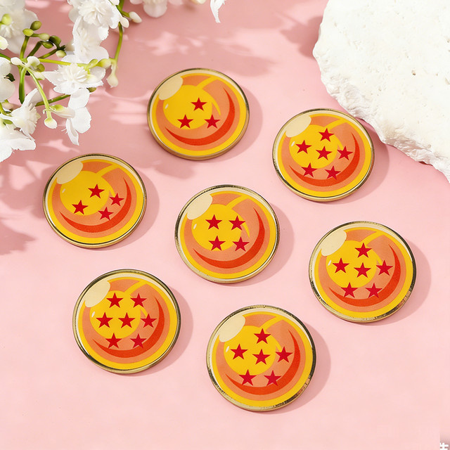 Bandai Dragon Ball Anime Goku Emaille-Pins, Anstecknadeln, Set / Bundle - Bild 1