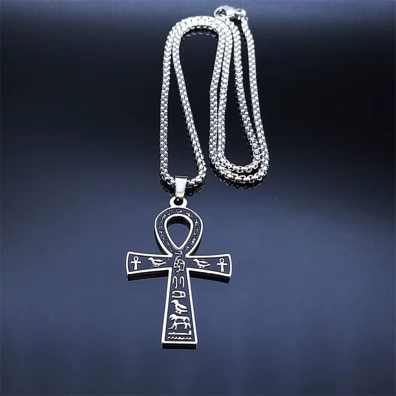 AFAWA Halskette Edelstahl, Silber, Unisex - Bild 3
