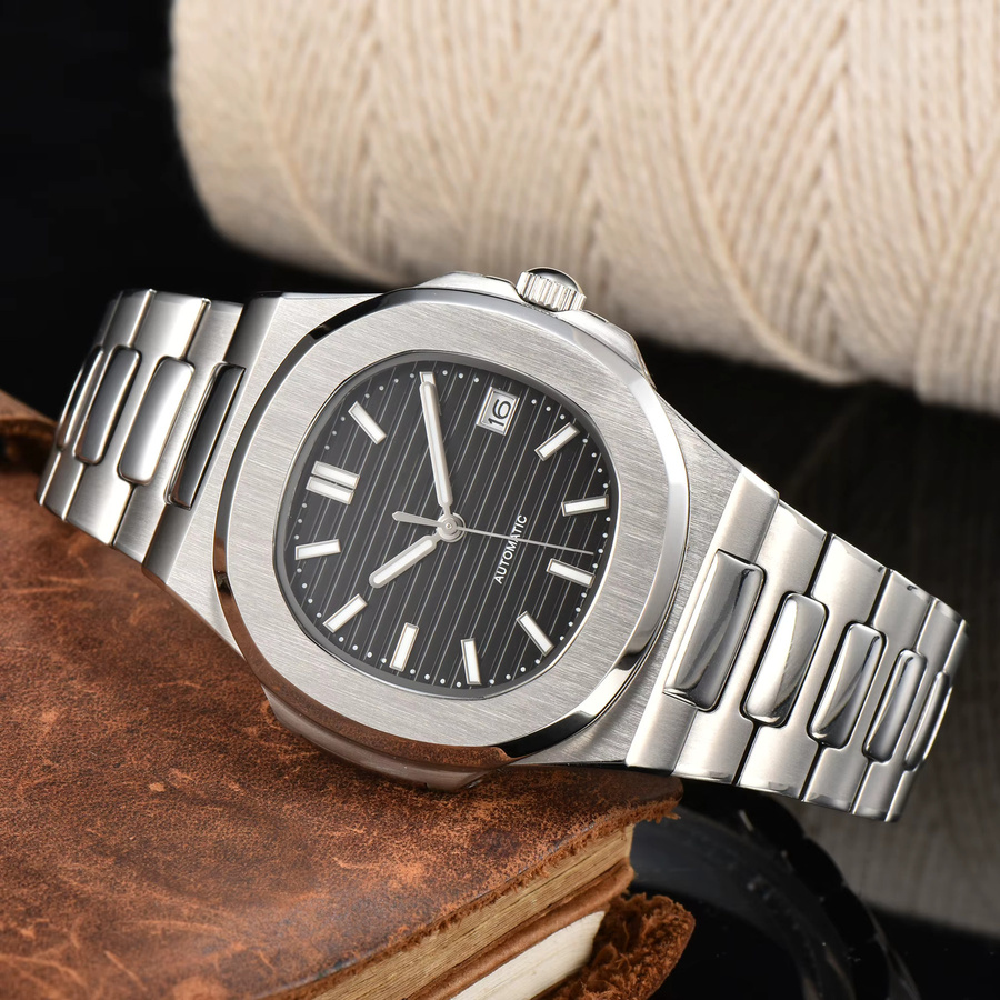 Dwayne Campbell Armbanduhr, Automatik, Edelstahl, Weiß, Herren, 43 mm - Bild 3