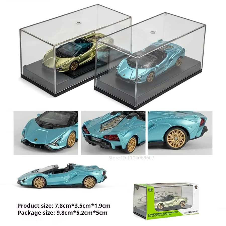 caipo GT2 720S Walküre Divo V12 Sian Rennwagen, Modell Spielzeug, 1:64, Metall, Gummi - Bild 1