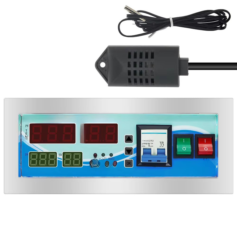 JUANJUAN XM-18D Inkubator-Controller, vollautomatisches Thermostat-Brüter-Kontrollsystem mit Sensor für Hühner, AC 220 V - Bild 3