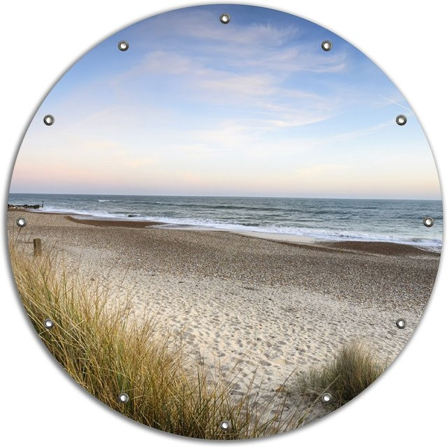 Wallario Gartenposter Strandspaziergang Ostsee Motiv in Mehrfarben B: 80 cm, H: 120 cm - Bild 1