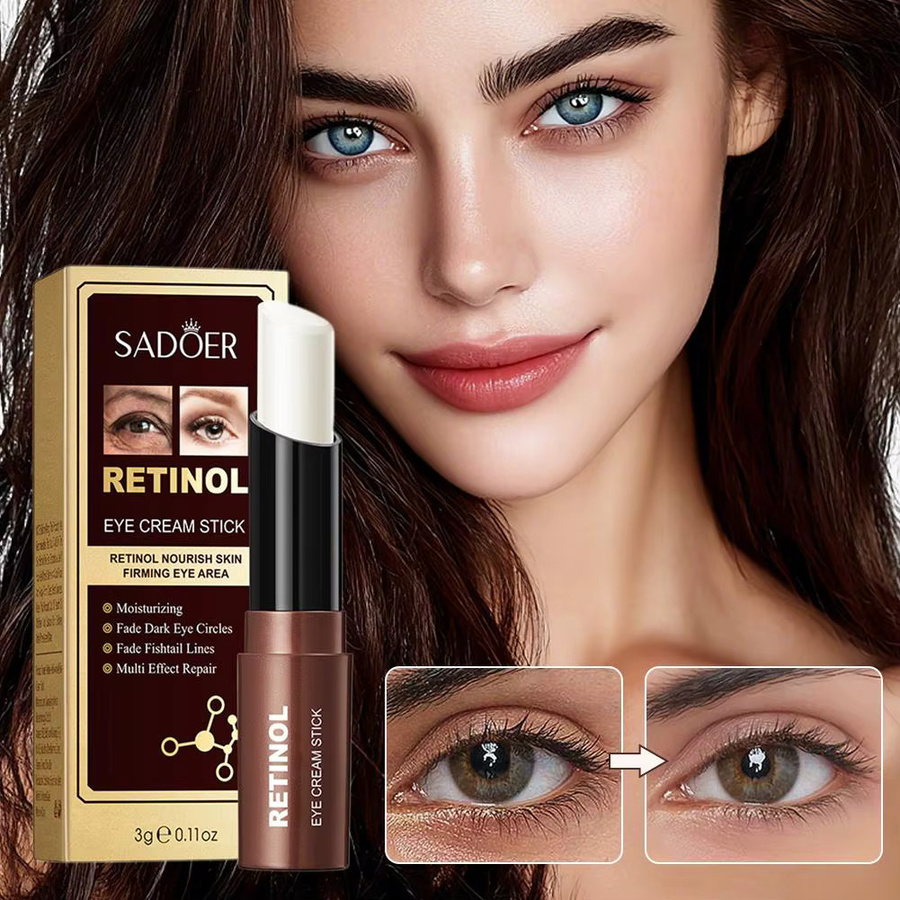 SADOER Augencreme-Stift mit Retinol und Hyaluronsäure, Unisex - Bild 3