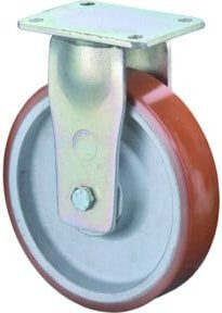 BS Rollen Schwerlastrolle RR110.C10.200 Bockrolle mit Raddurchmesser 200 mm in Mehrfarbig - Bild 1