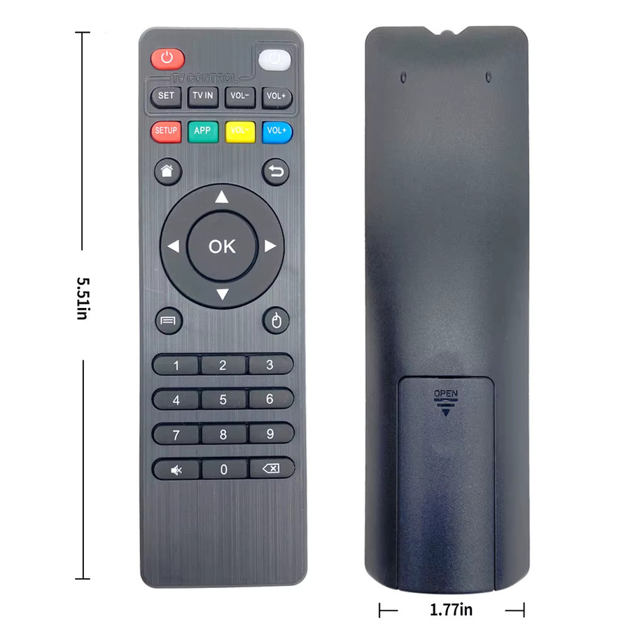 MRSVI Ersatzfernbedienung für Android Smart TV Box MXQ MXQPRO MXQ-4K M8S H96 M8 in Schwarz - Bild 3