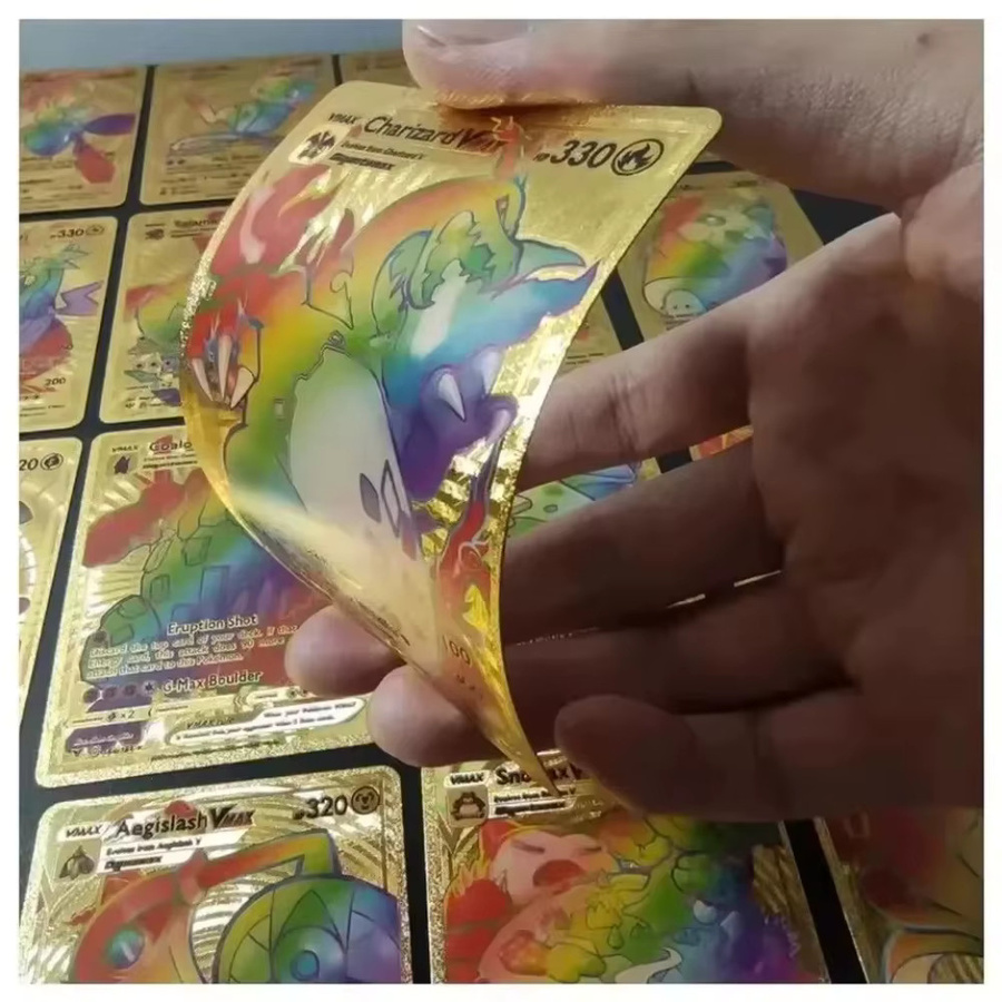 Pokémon TCG Glurak Goldfolienkarten, Sammelkarten, Nachfüllpack, multilingual - Bild 3
