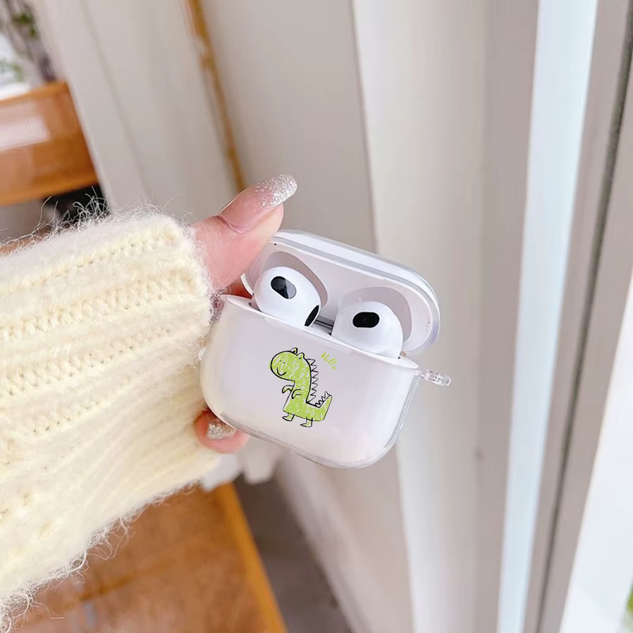 Stoßfeste TPU-Schutzhülle für Apple AirPods 4, AirPods Pro 1 2 3, transparent - Bild 3