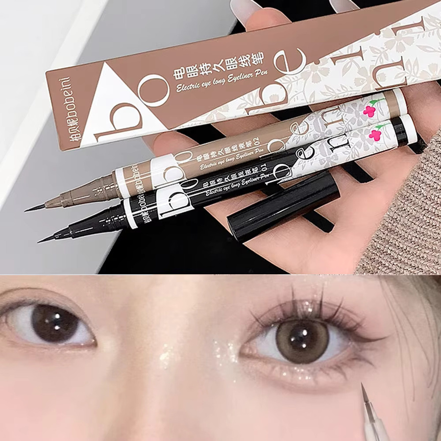 Eyeliner Flüssigstift, Kaffeebraun, Matt - Bild 2