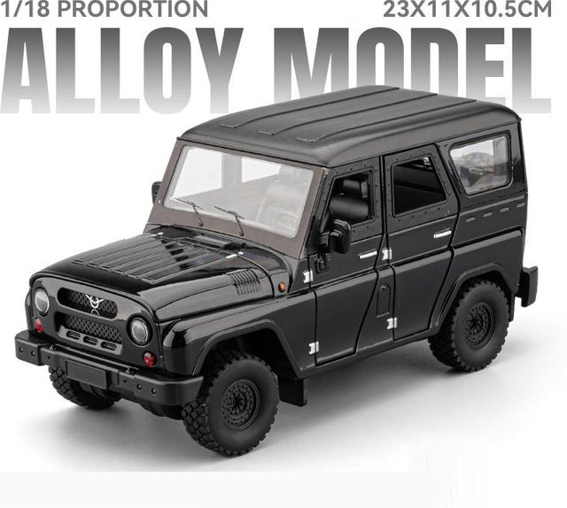 Linyi toy car Uaz Hunter Dongfeng Mengshi Automodell, 1:18, Legierung, ab 14 Jahren - Bild 1