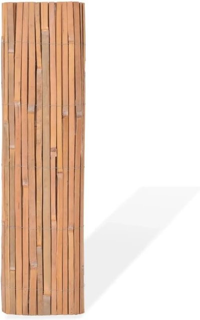vidaXL Bambuszaun Set aus 2 Stück in Braun, Höhe: 100 cm, Breite: 400 cm - Bild 1